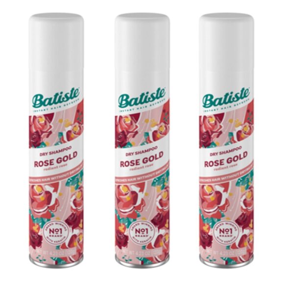Batiste Other - NEW Lot of 3x [Batiste] ROSE GOLD Dry Shampoo - Full size, not travel!